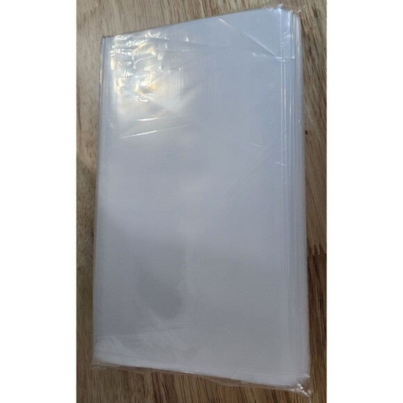 100 Uline S-3137 4 Mil 4"x7" Clear Poly Bags Sleeves NEW - Picture 2 of 3